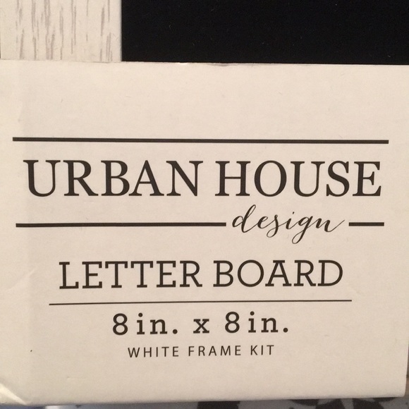 Urban House Design Letter Board 8x8 - Picture 2 of 7